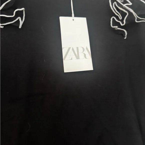 Zara Black Women's Top - Picture 2 of 3